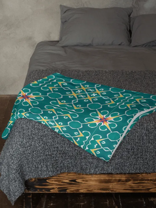 Symmetry Blooms Throw Blanket product image (1)