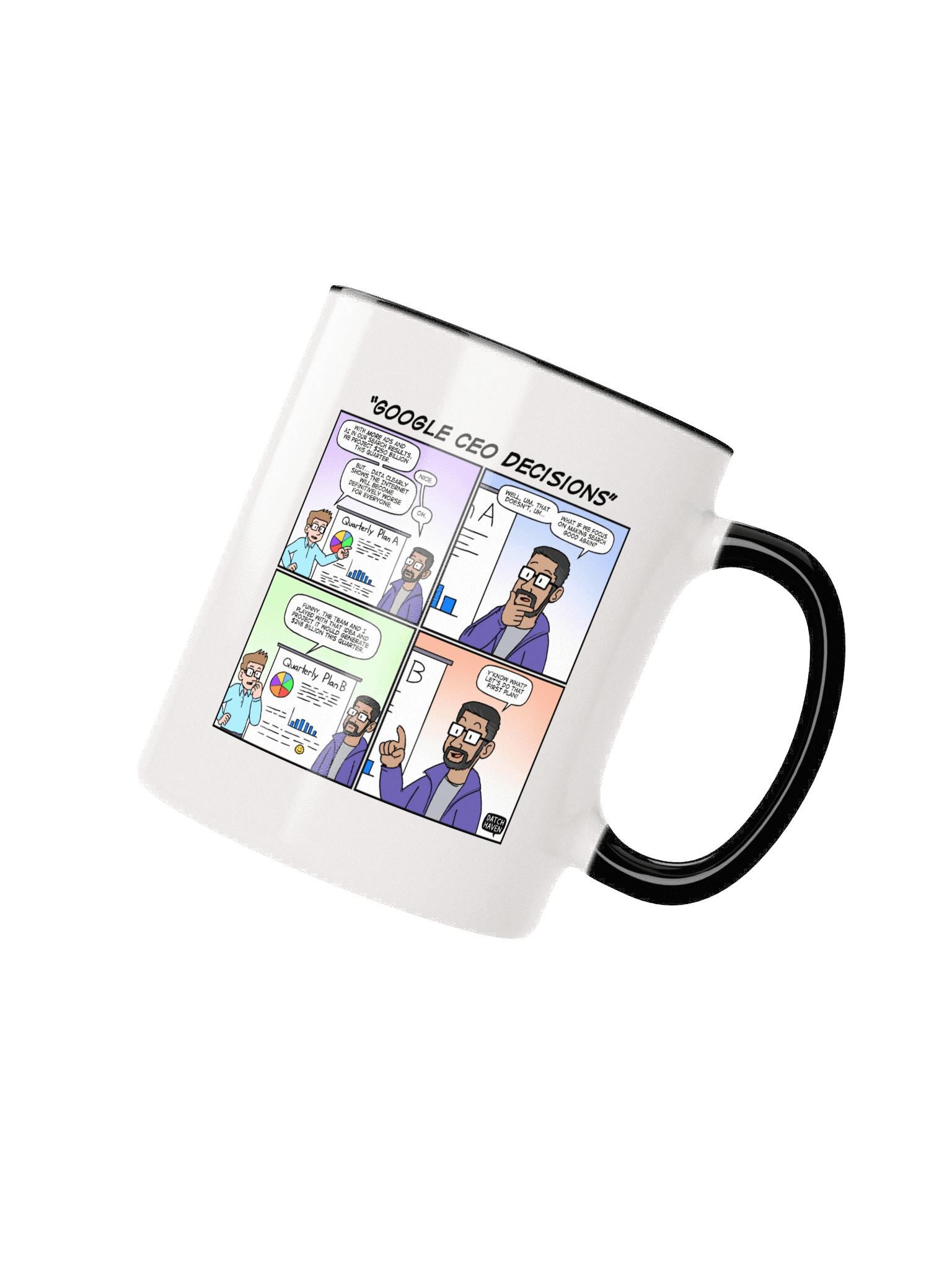 "Google CEO decisions" mug product image (4)
