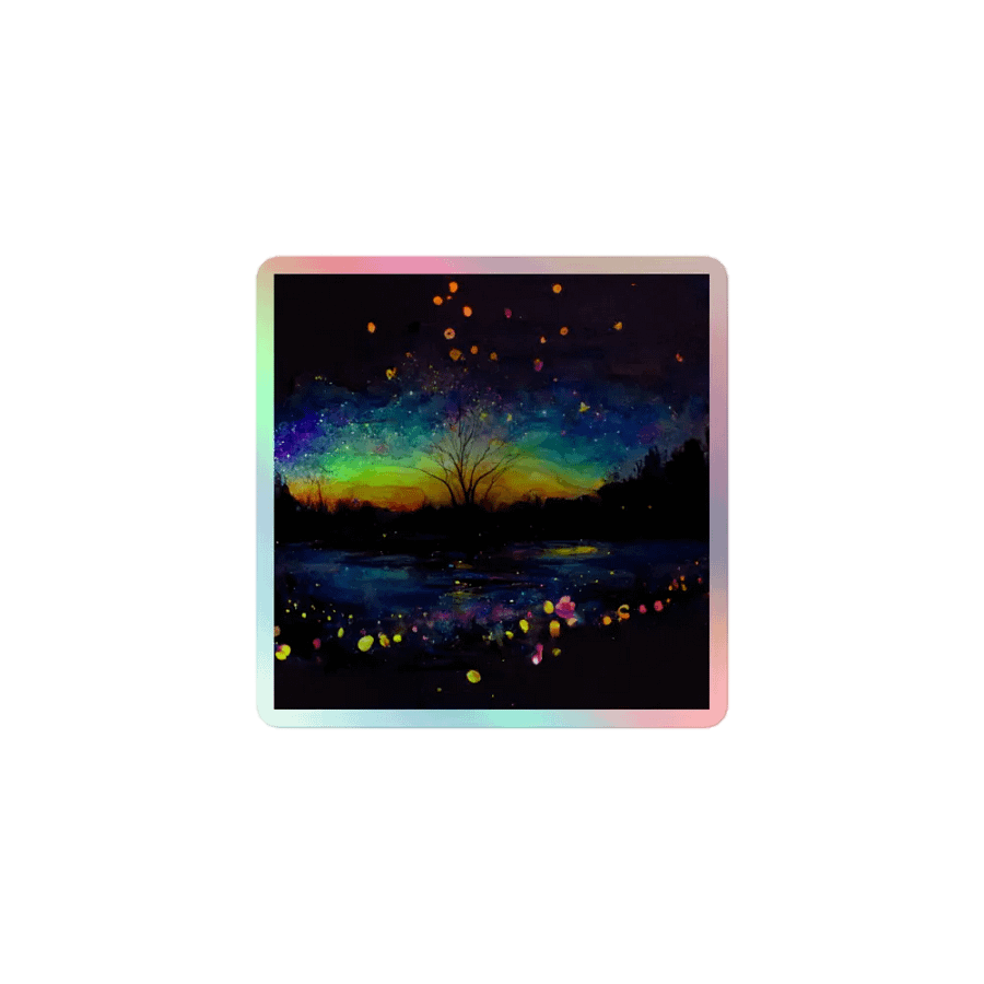 Aurora Dreams Holographic Sticker Sheet product image (1)
