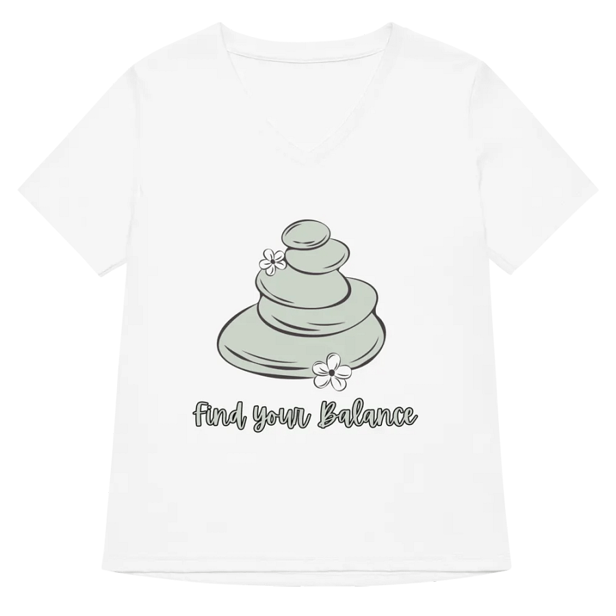 Zen Balance V-Neck Tee Tranquility product image (5)
