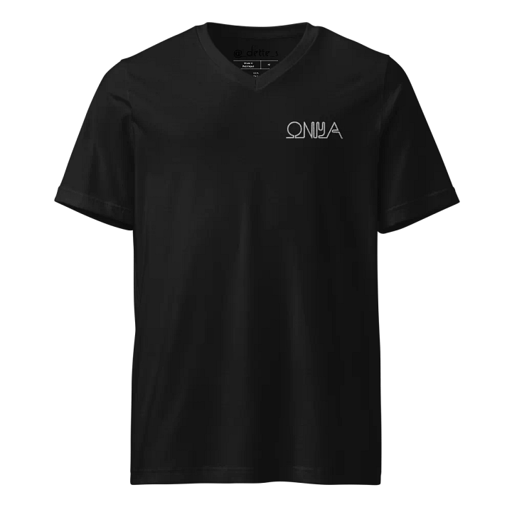 ONYA Embroidered V-Neck Tee product image (1)