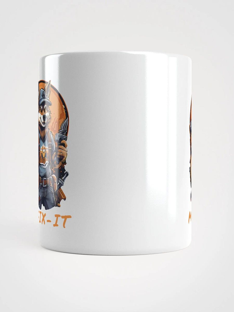 Mr. Fix-It Cool Funny Wolf Handyman Ceramic White Mug | Perfect Gift for Handymen and DIY Enthusiasts | Durable and Stylish Coffee Mug product image (5)