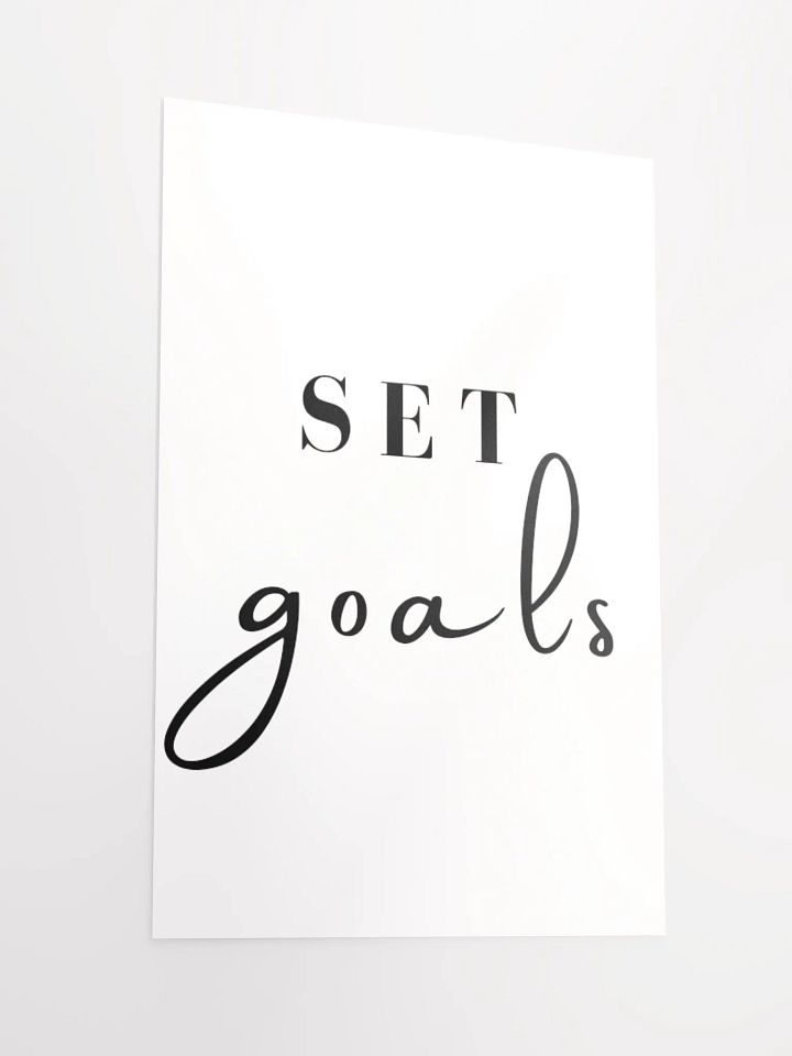 Set Goals Poster product image (4)