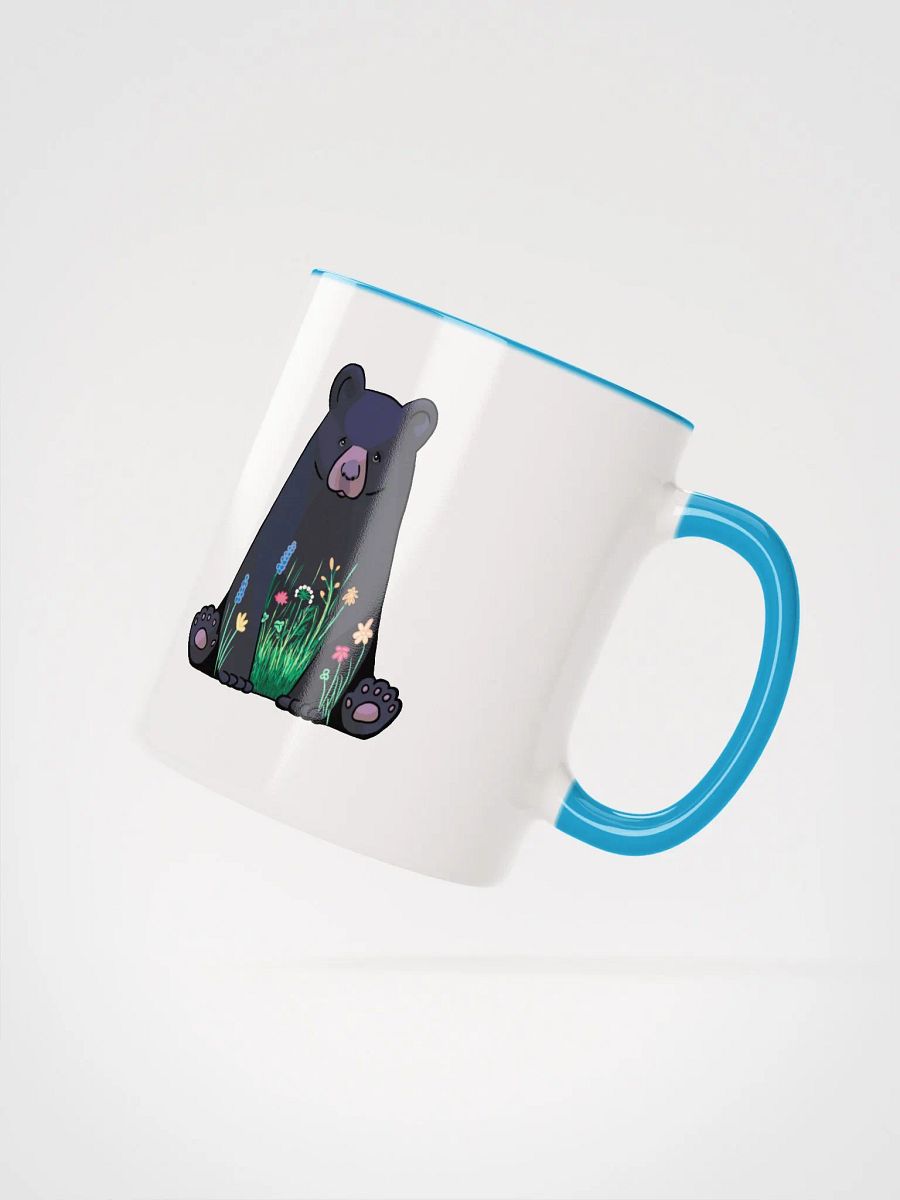 Bear in Meadow Ceramic Mug with Color Inside product image (3)