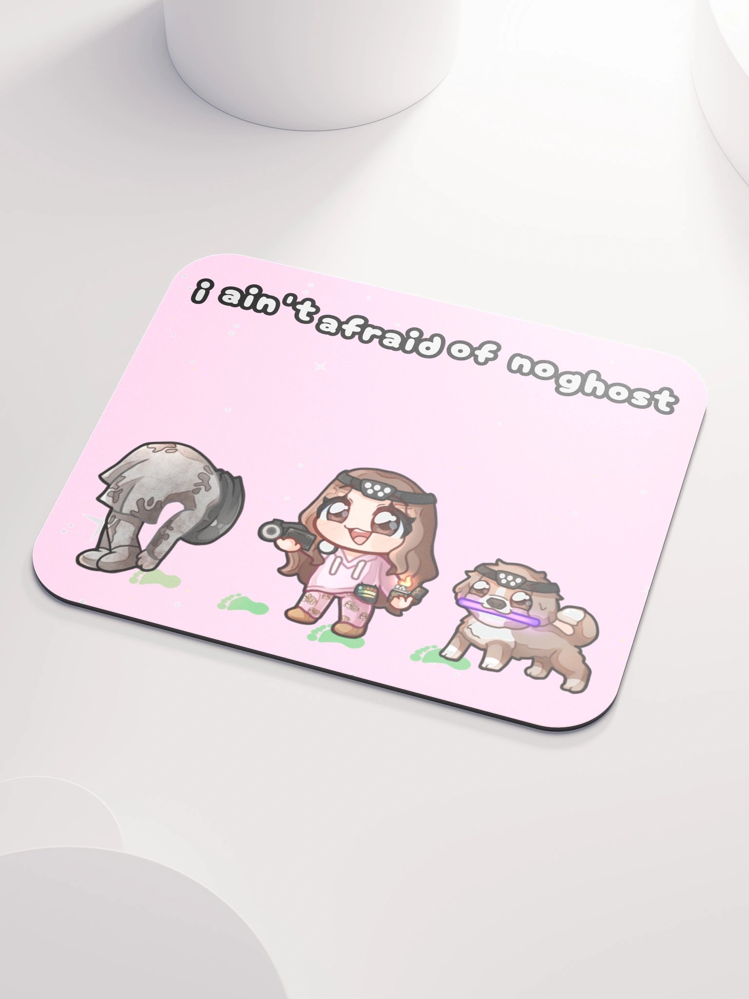 Pink Spooky Mouse Pad product image (4)