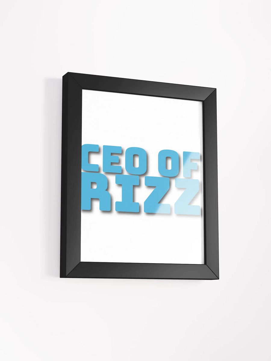 CEO Of Rizz Matte Poster product image (42)