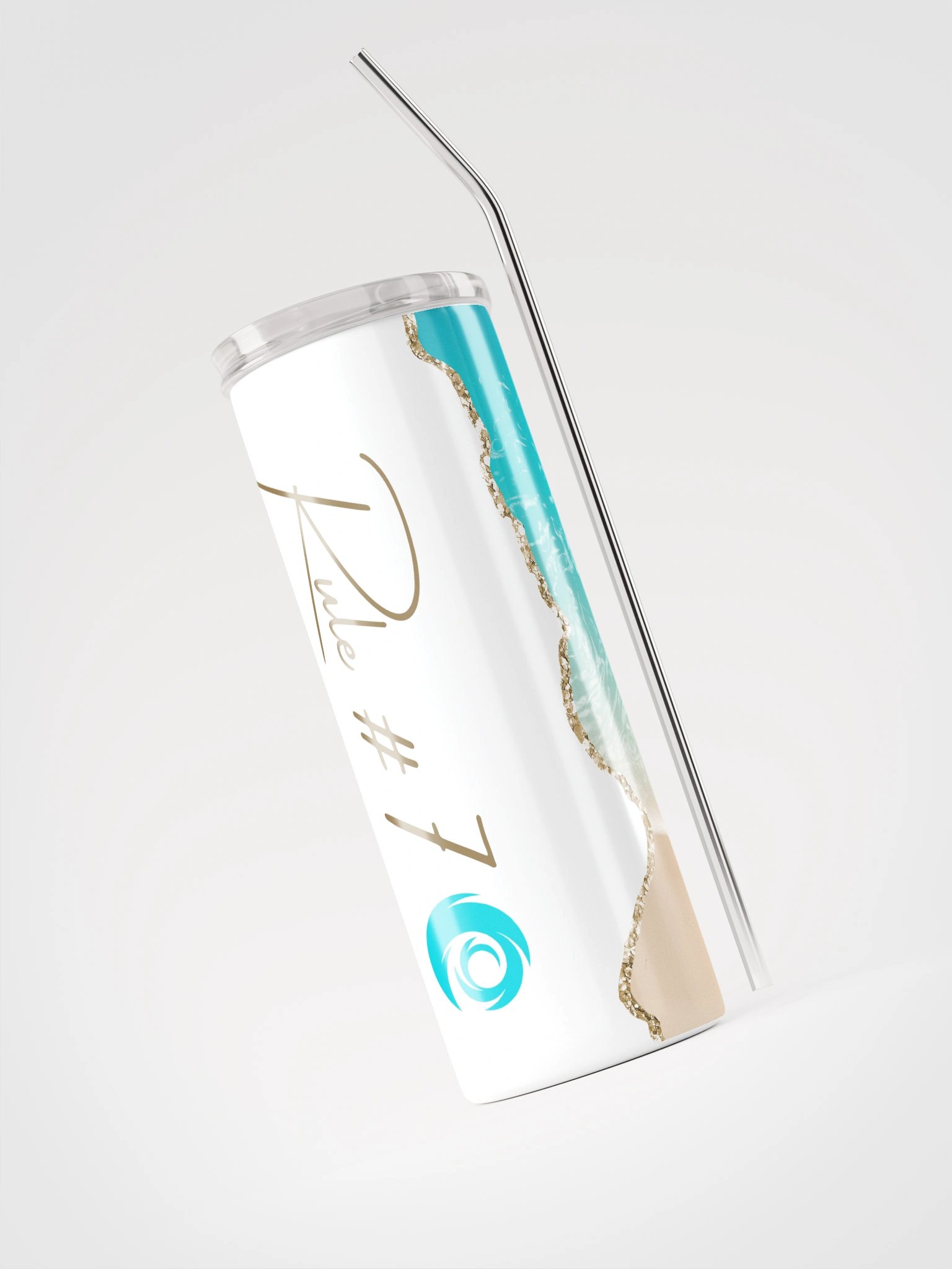 Rule $7 Stainless Steel Tumbler Beach Vibes product image (3)