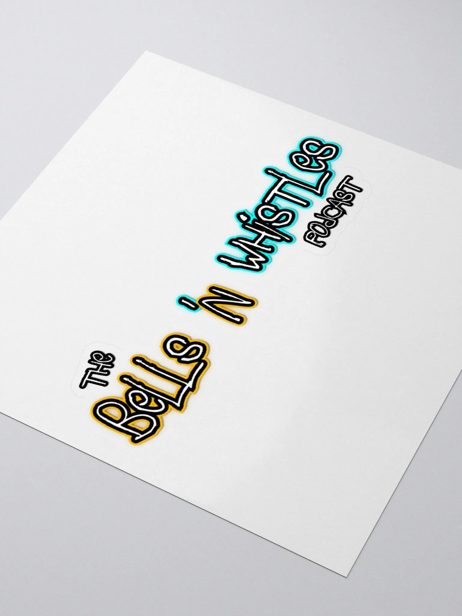 The Bells 'N Whistles Podcast Kiss Cut Sticker product image (3)