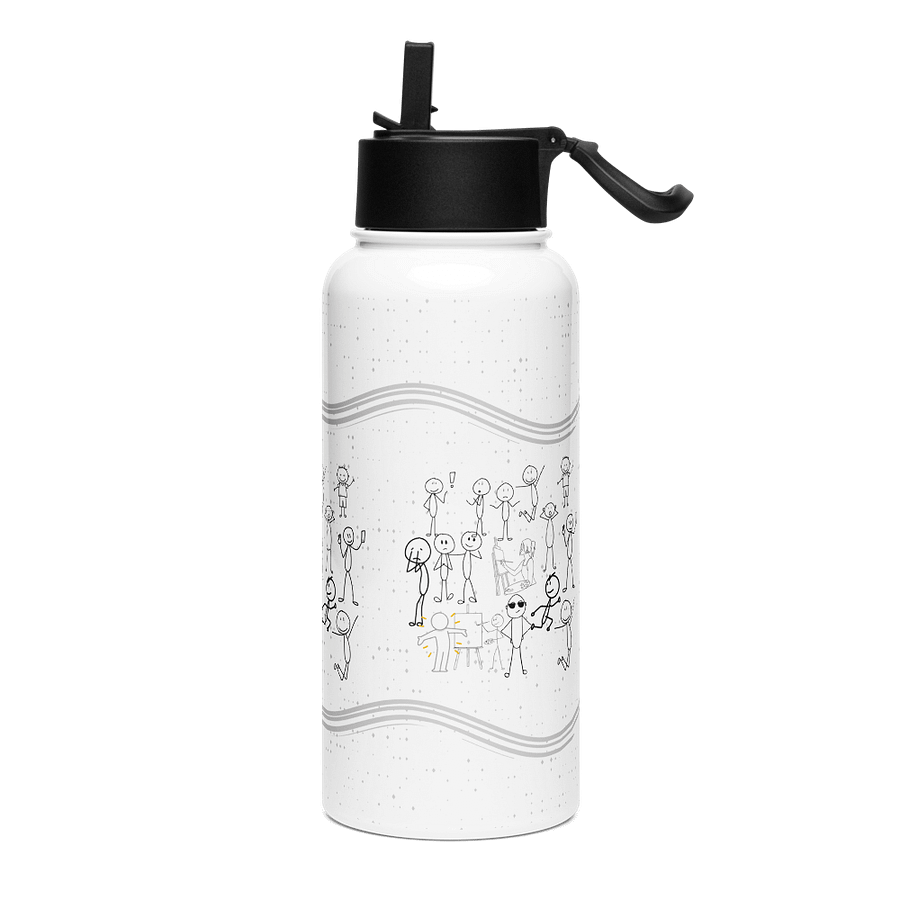 Fun Paint and Sip Stainless Steel Water Bottle for artis moms dad friends family product image (3)
