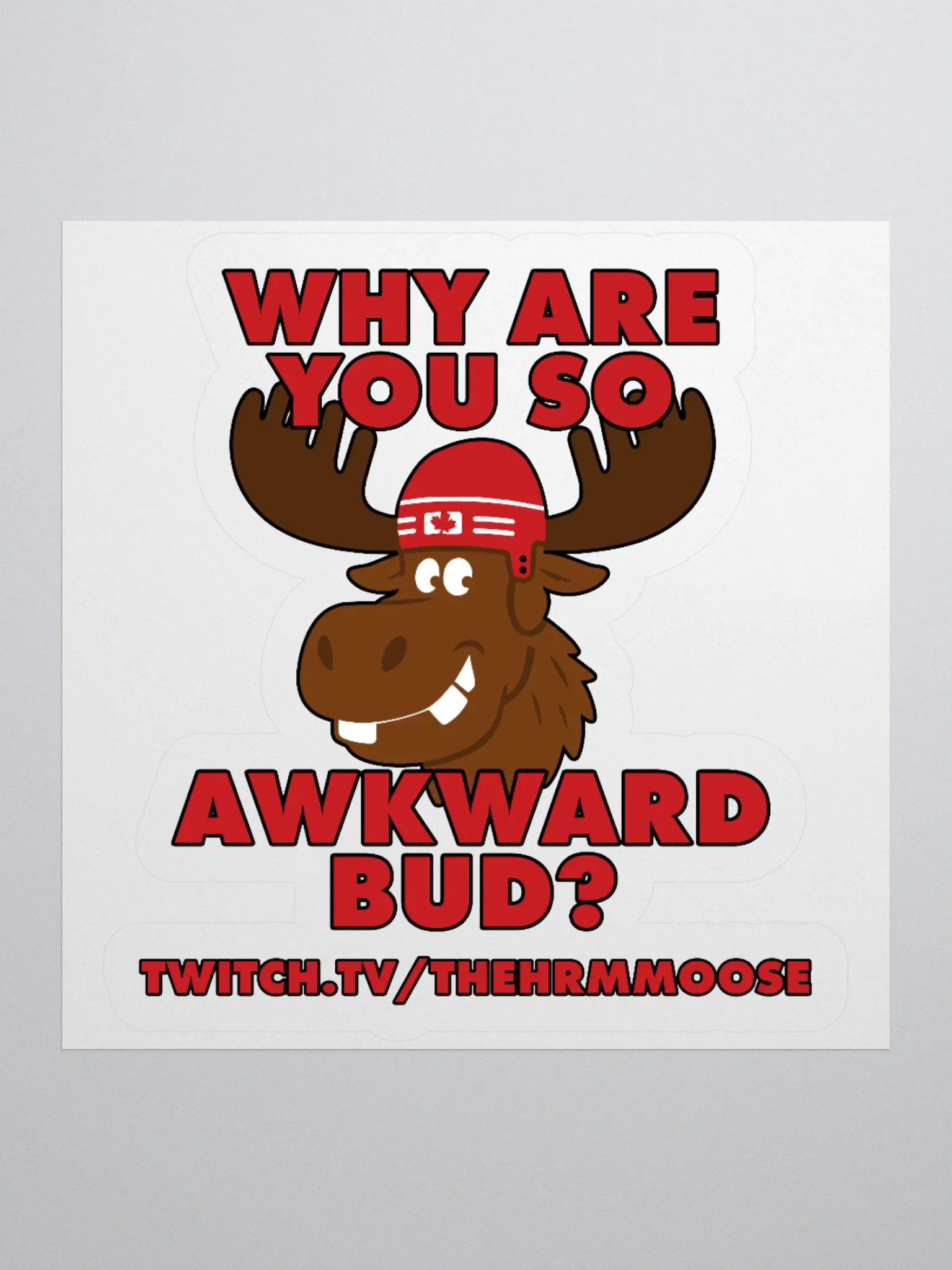 Awkward Bud Sticker product image (3)