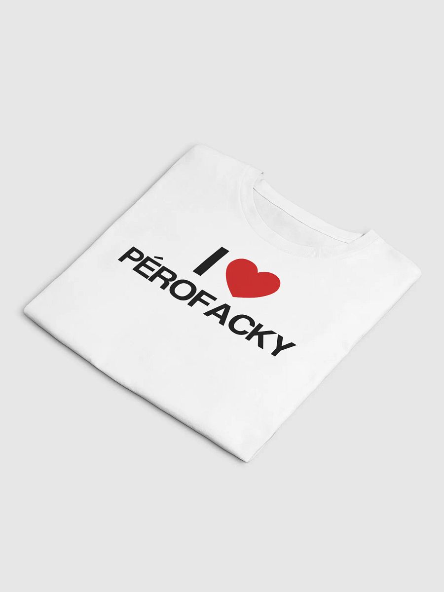 I ♥️ Perofacky Crop top white product image (4)