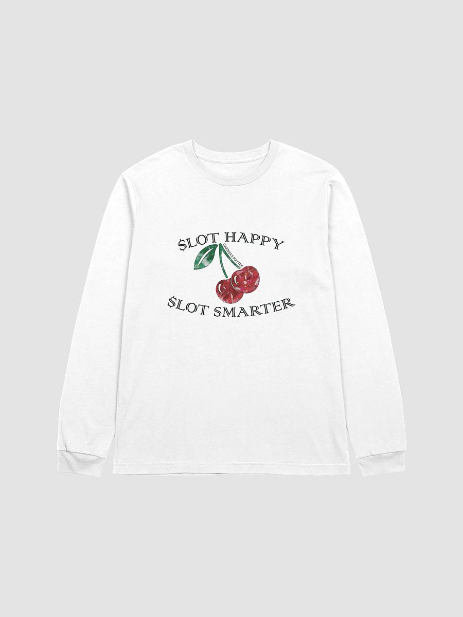 Slot Happy, Slot Smarter Cherries Matter Slots Long Sleeve Bella+Canvas Tee product image (2)