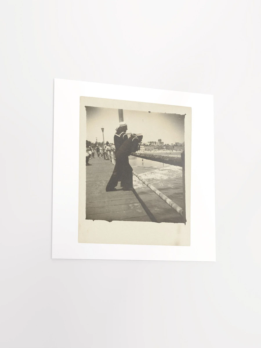 Sailors On Pier by Louis Fleckenstein (c. 1920) - Print product image (3)