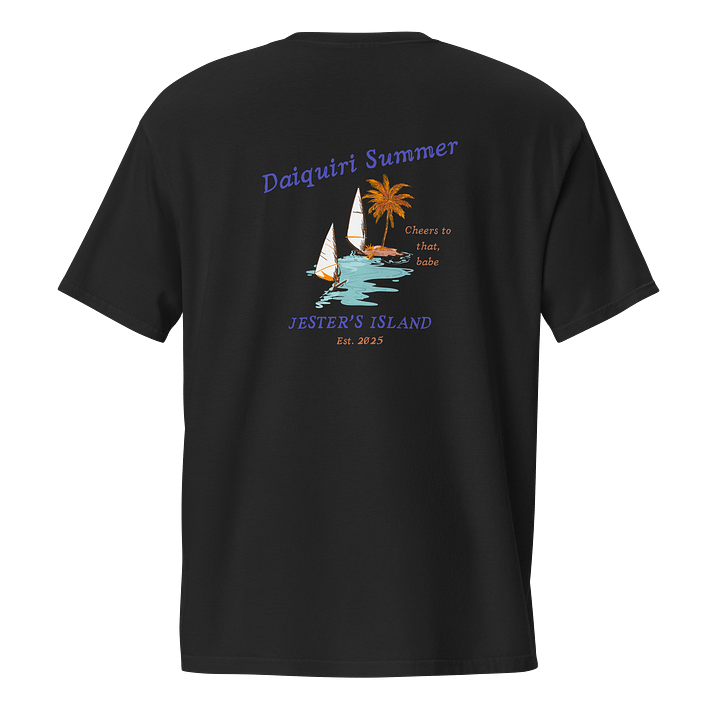 DAIQUIRI SUMMER SAILING POCKET TEE - BLACK product image (1)
