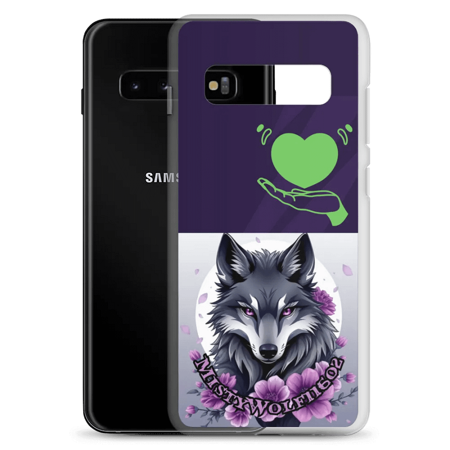 Misty Wolf Clear Samsung® Case product image (20)