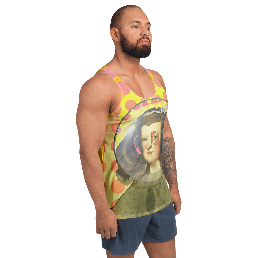 Queen of Space, by Frank Fonik (AM/FM Radio Headphone), classic synth Tribute, Regular fit Tank Top product image (3)