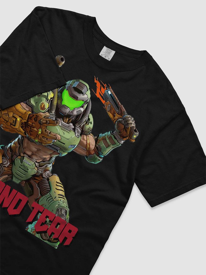 Humanity's Guardian God - Doom Slayer Saga Inspired - RIP AND TEAR Armor Unleashed T-Shirt product image (2)