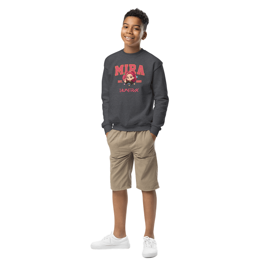 Boy Girl Youth Crew Neck Sweatshirt Mira Huntrix product image (1)