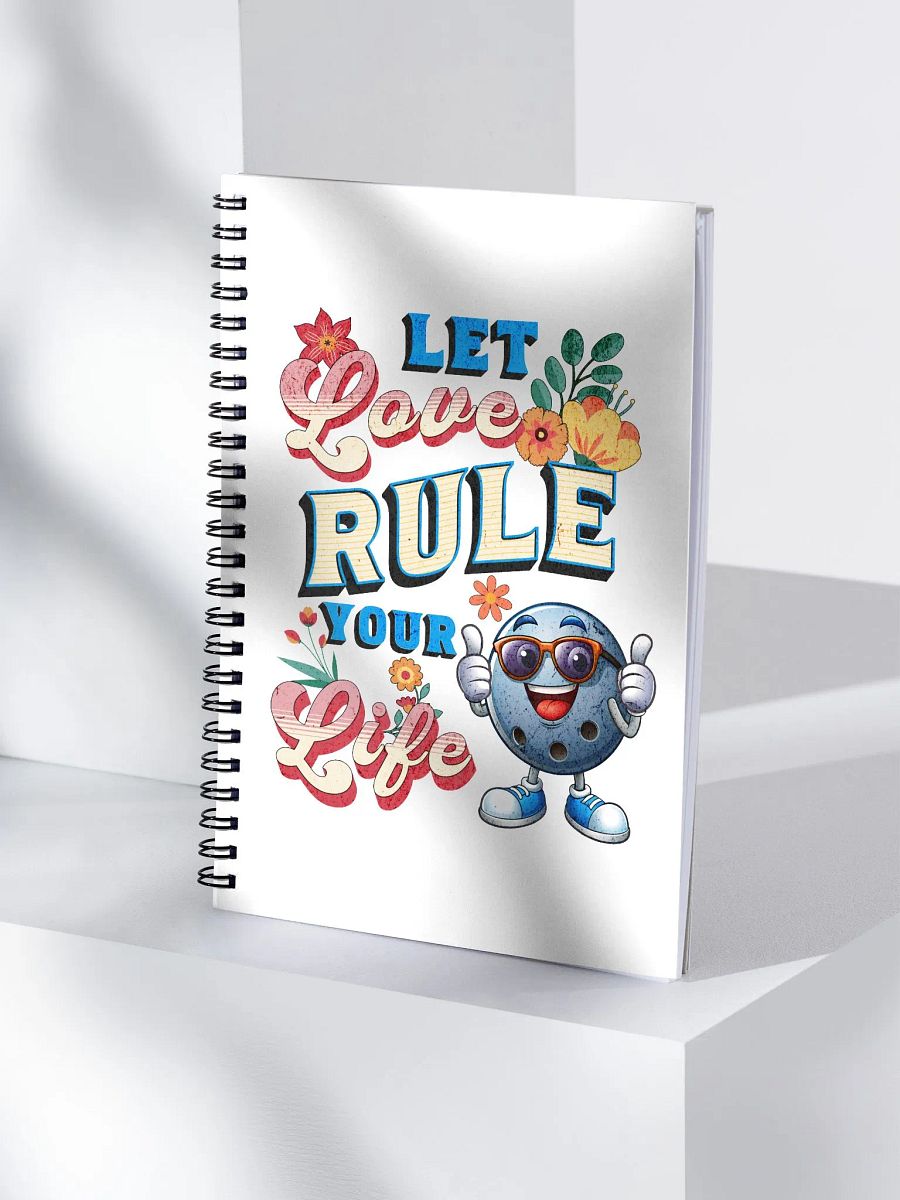 Let Love Rule Your Life Bowling Notebook product image (3)