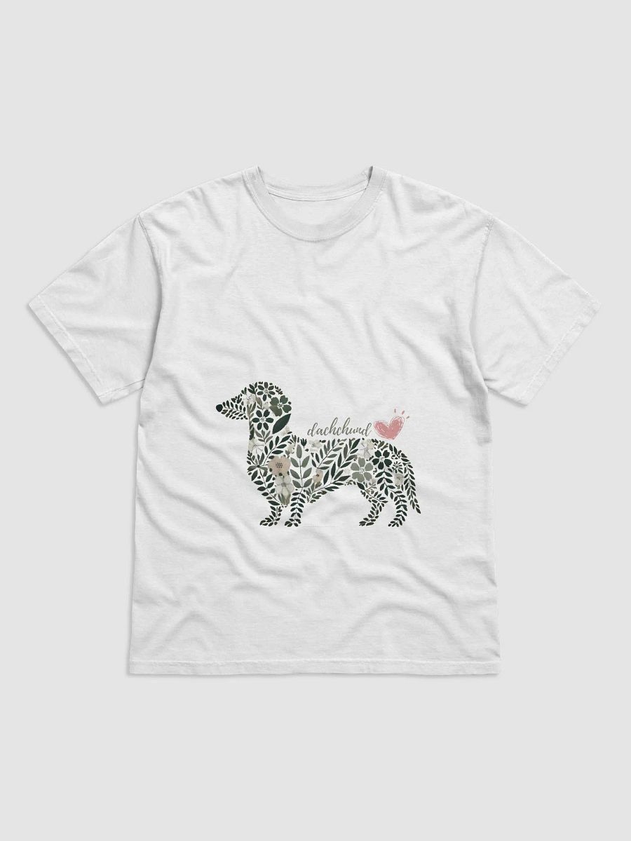 Floral Dachshund: Playful and Elegant Pet Silhouette product image (1)