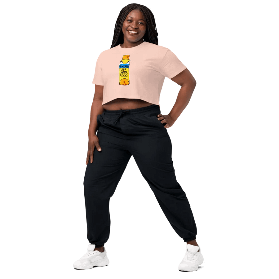 SPF Over 9000 Short Sleeve Crop Top product image (11)