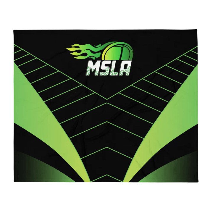 MSLA Green Throw Blanket product image (1)