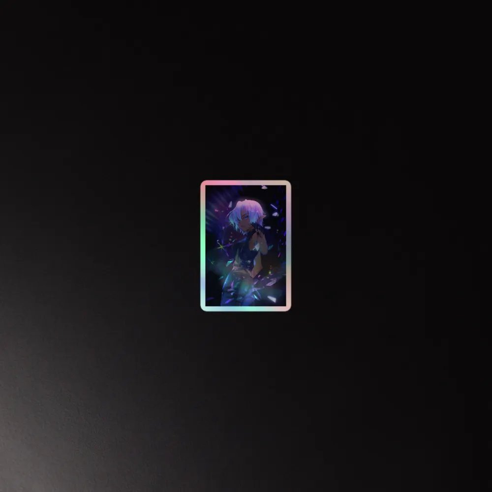 Aaiza K-pop Illustration Holo Sticker product image (2)