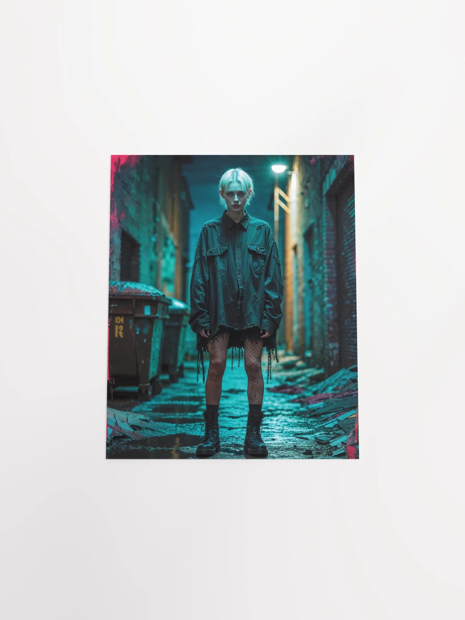 Neon Forsaken Matte Poster product image (29)