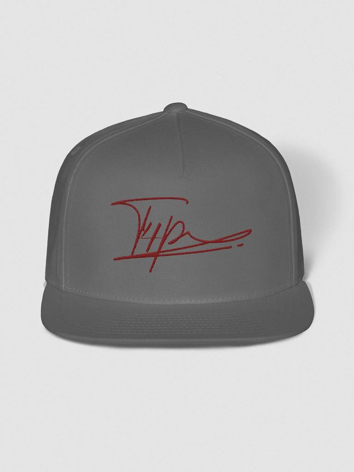 T4P Flat Snapback - Grey/Maroon product image (1)