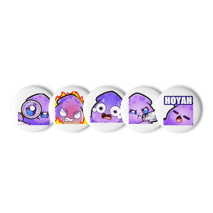 Squid Emote Pin Set [2] product image (2)