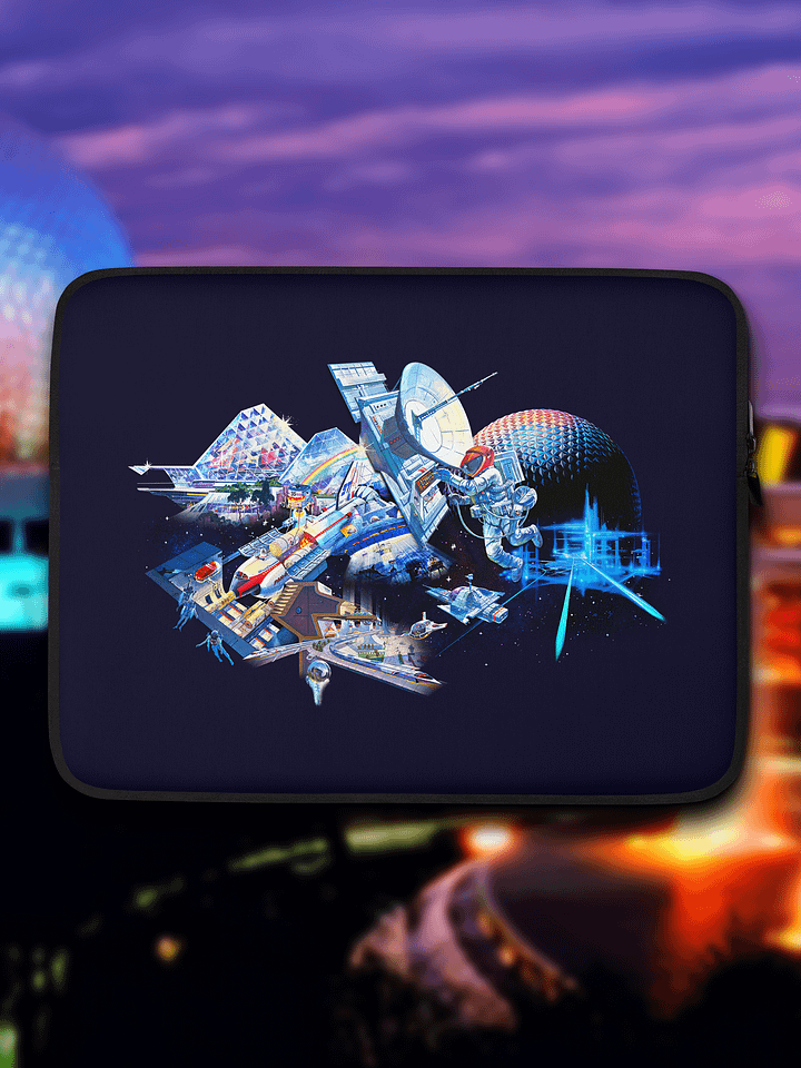Future World Concepts Purple Laptop Sleeve product image (1)
