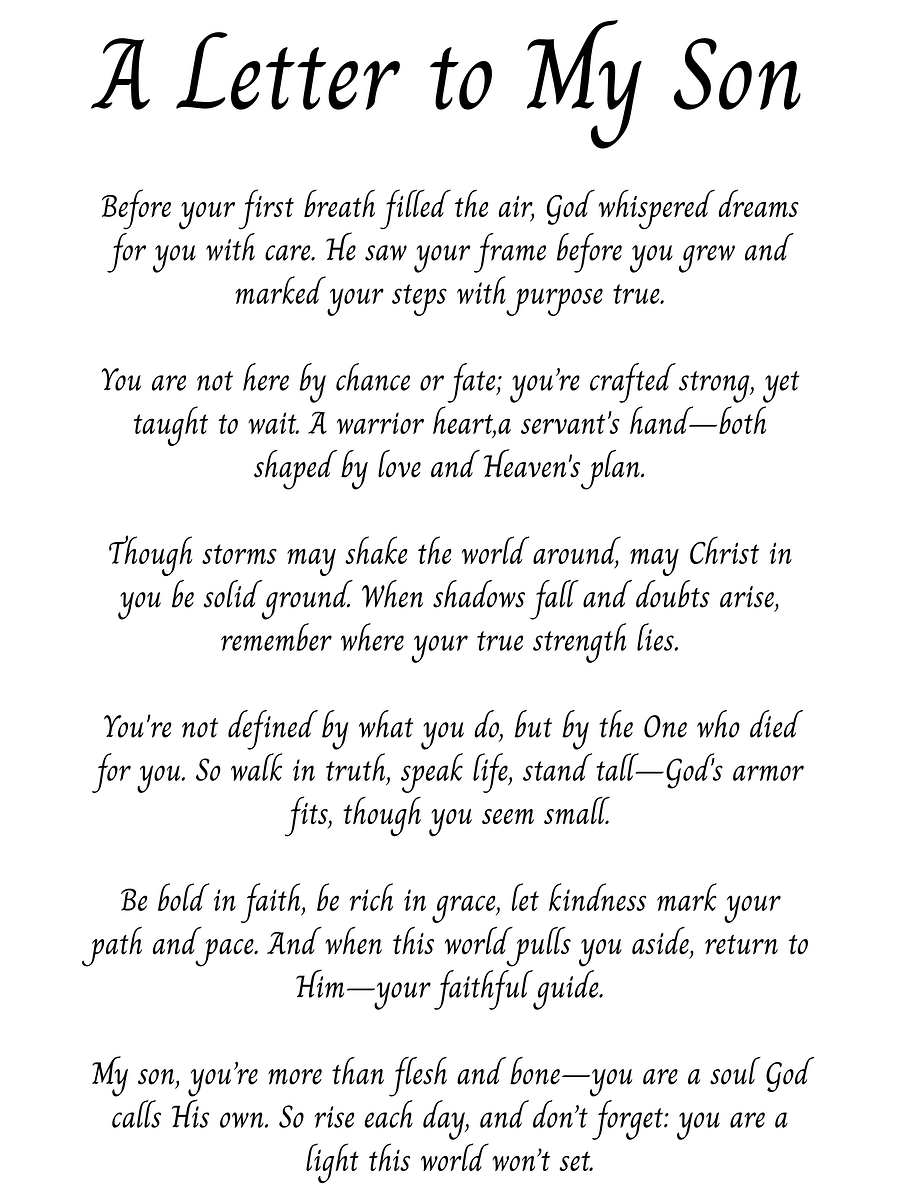 A Letter to My Son product image (2)