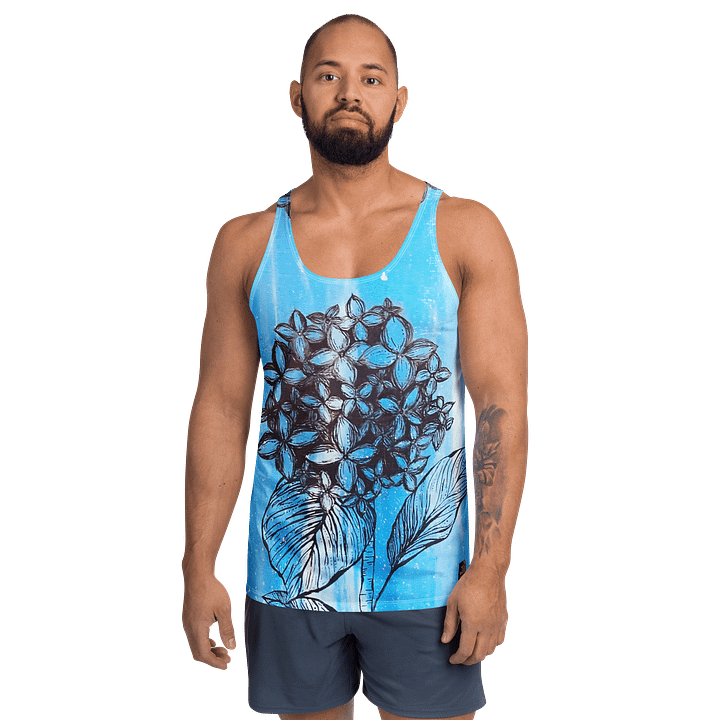 "Hydrangeas" Men's Tank Top product image (1)