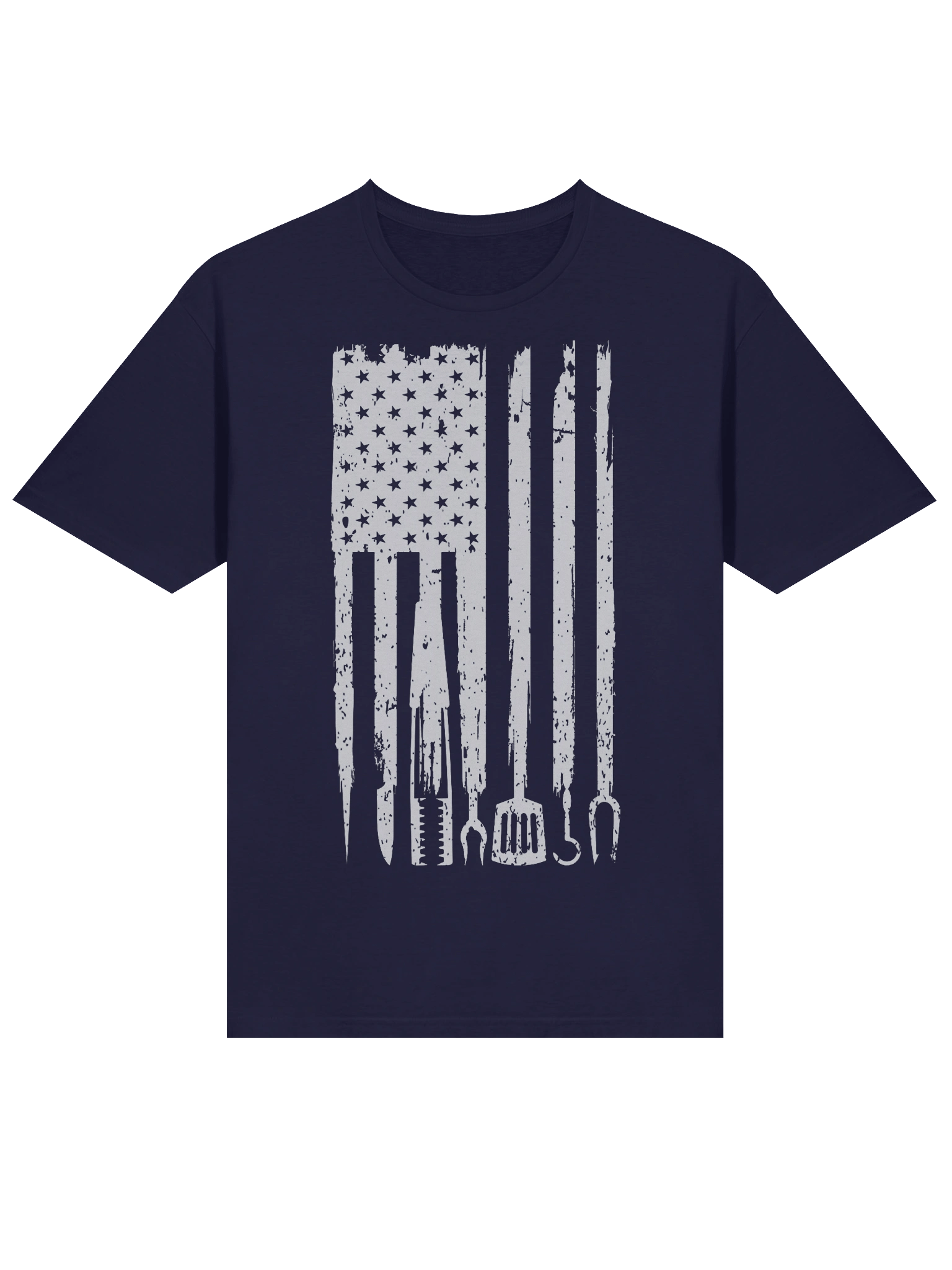 American BBQ Tools Flag – Gildan Softstyle Unisex T-Shirt product image (2)