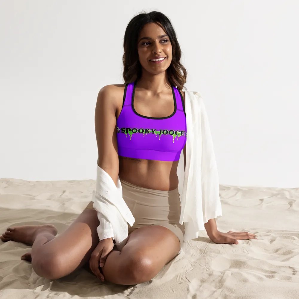 SPOOKY JOOCE Padded Sports Bra - Purple product image (8)