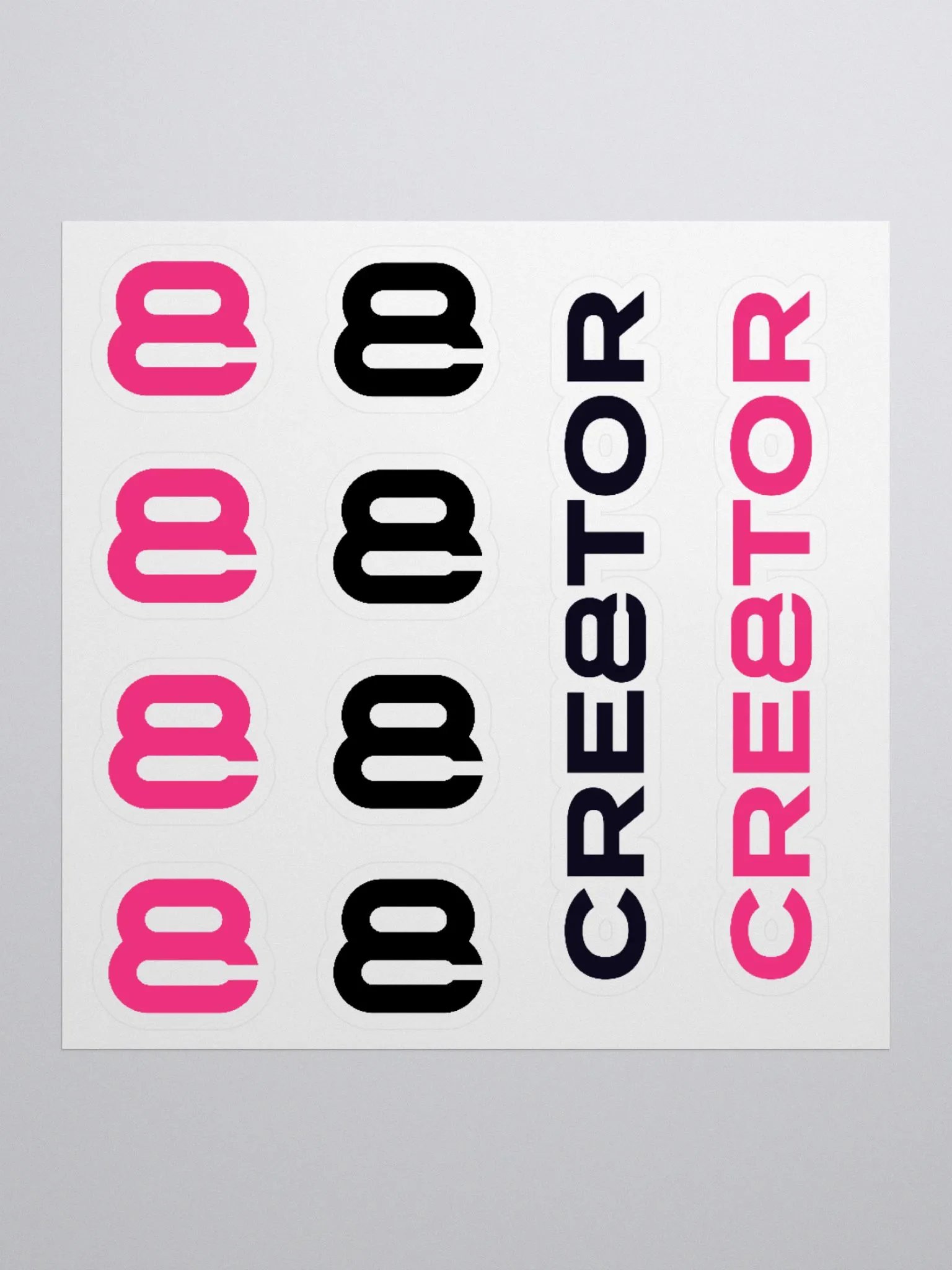 Cre8tor - Dual Logo Stickers product image (1)