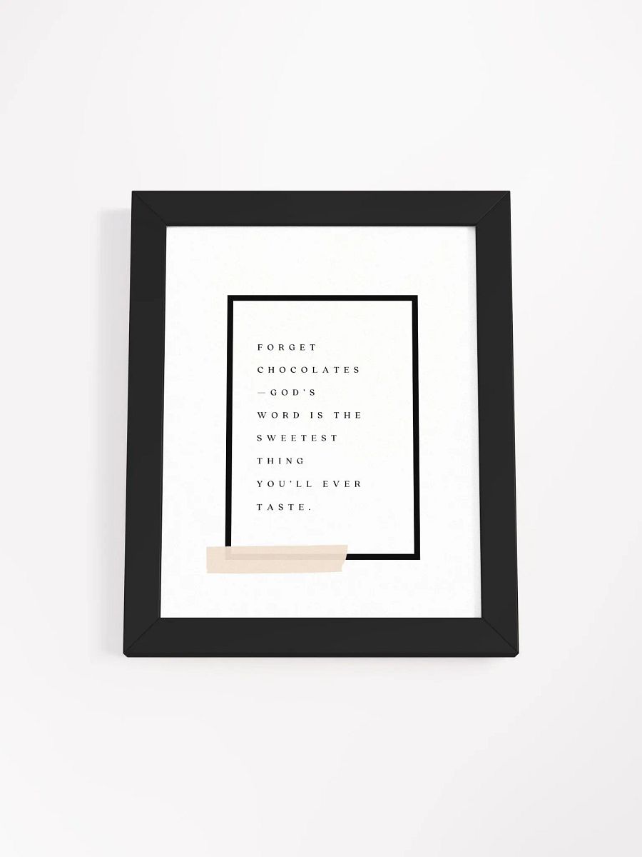 Forget chocolates—Framed Poster product image (8)