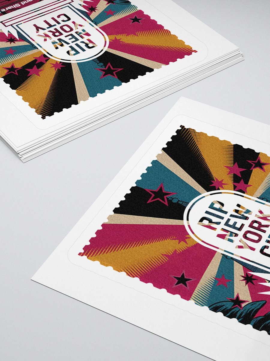 RIP NYC Full Color Stickers (C) product image (11)