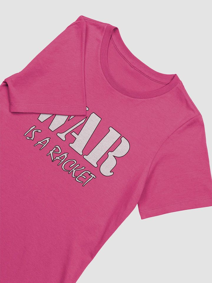 War Is A Racket - Bella+Canvas Women's Supersoft Relaxed-fit T-Shirt product image (2)