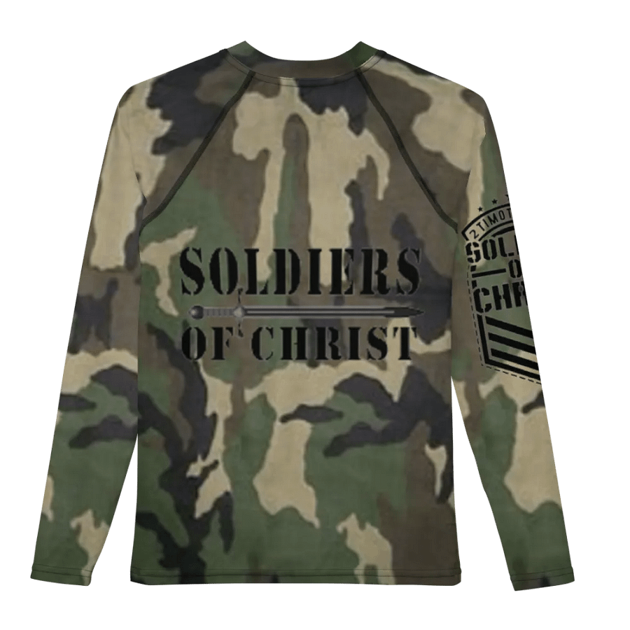 Faithful Camo: Youth Rash Guard - Woodland product image (7)