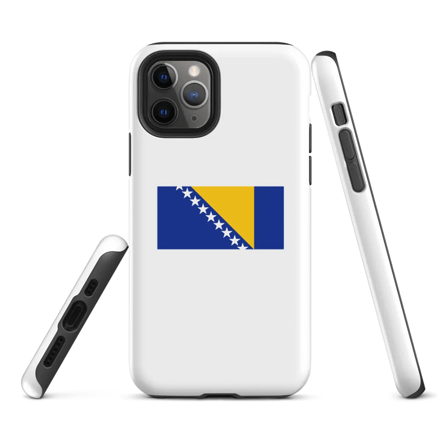 Iphone Handyhülle bosnien flagge product image (2)
