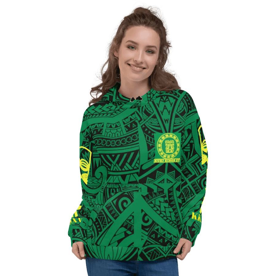 Symmetric Serenity Tatau Ttiki Unisex Hoodie product image (3)