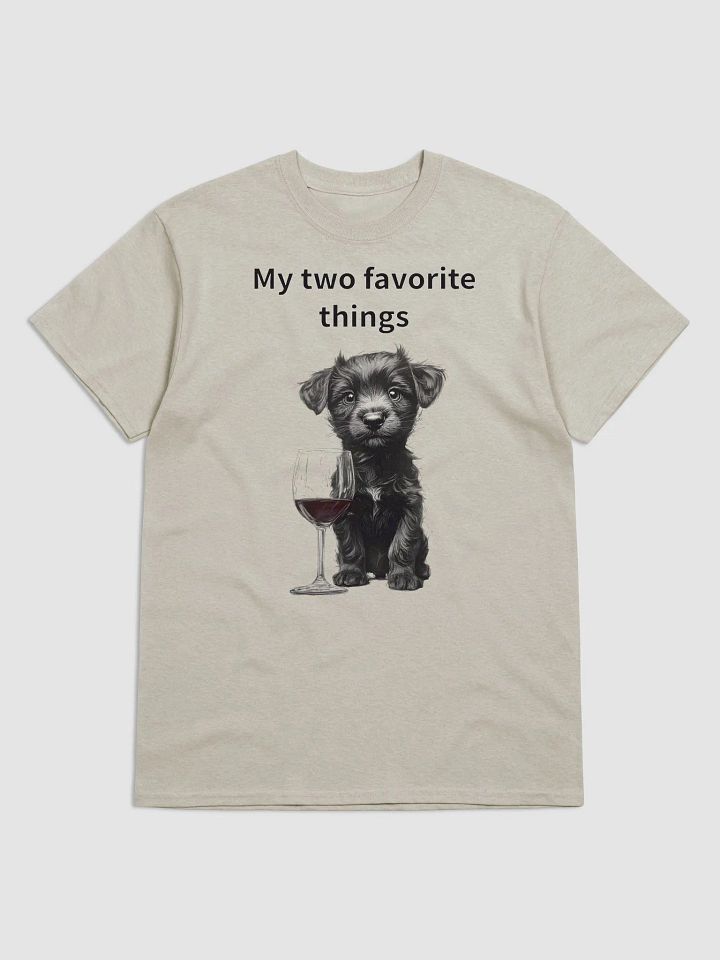 My two favorite things, feature a dog & glass of wine product image (1)