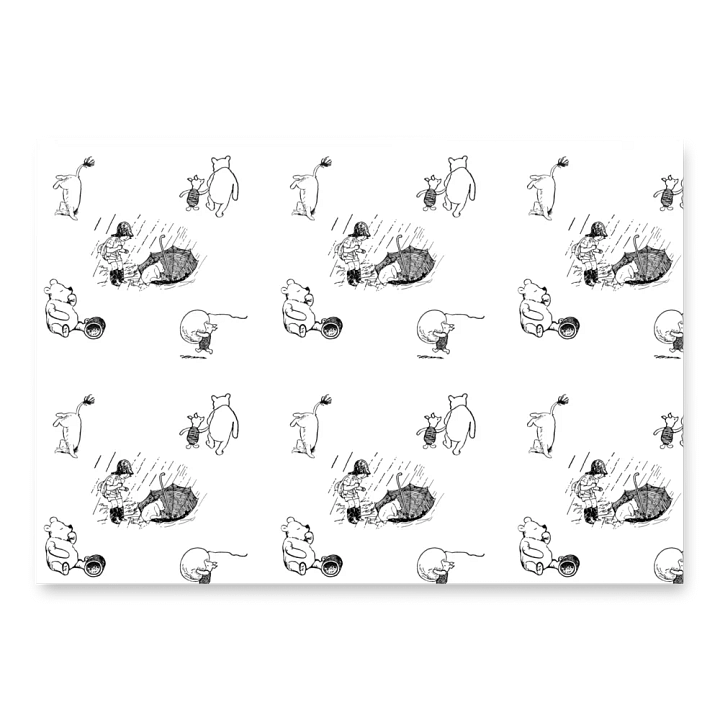 Pooh Bear Wrapping Paper product image (1)
