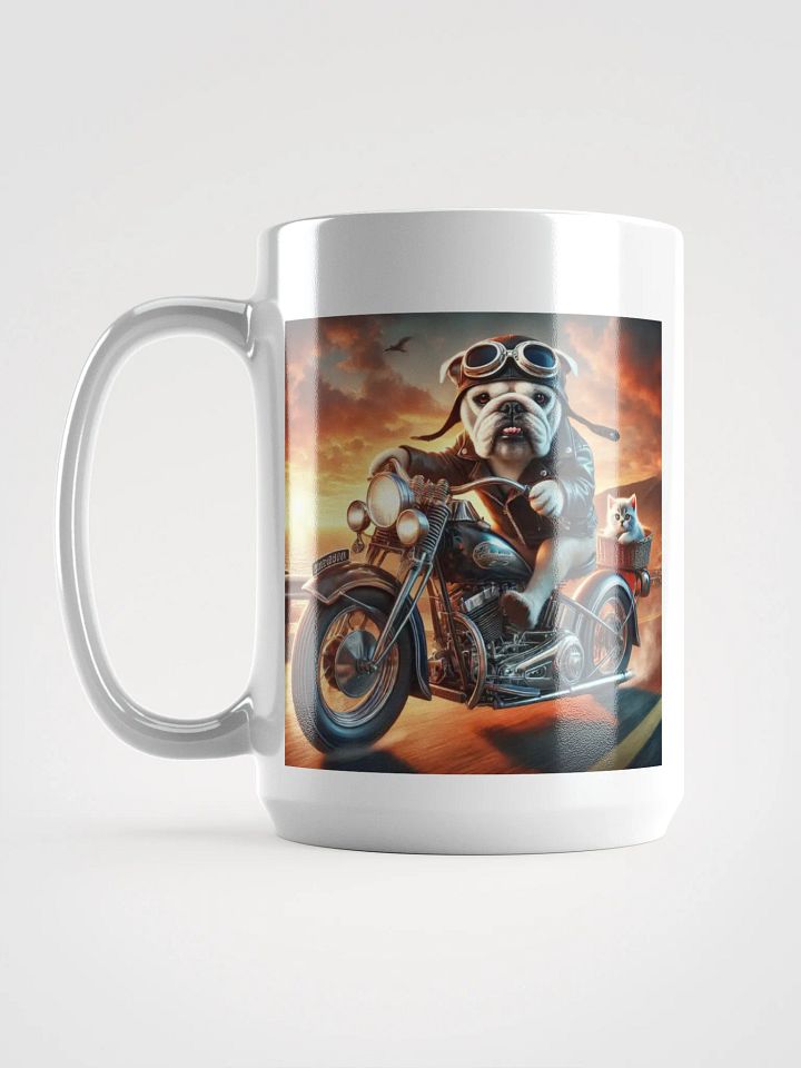 Motorcycle Bulldog Mug product image (2)