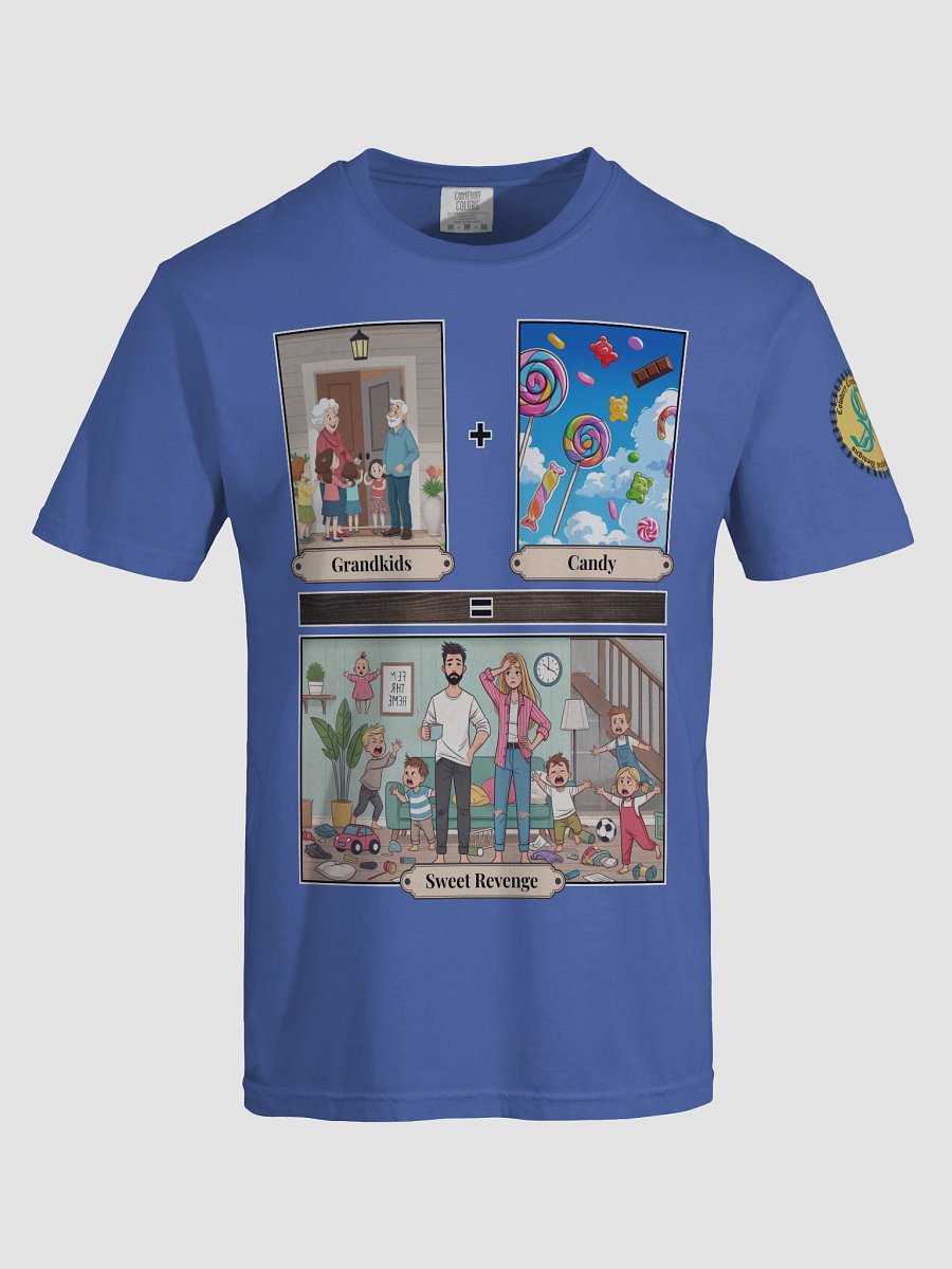 Grandkids + Candy = Sweet Revenge (Both) Comfort Colors Garment-Dyed Heavyweight T-Shirt Colors (2) product image (37)