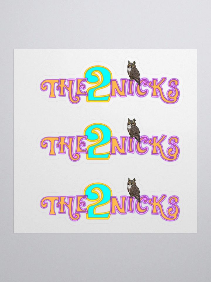 The2Nicks 3x Stickers product image (1)