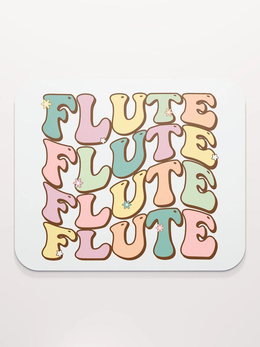 Groovy Wavy Flute Pastel Mouse Pad product image (1)