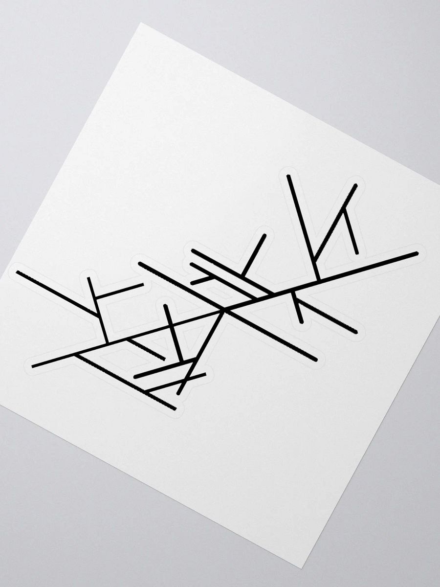 Fragments Cut Out Sticker product image (4)