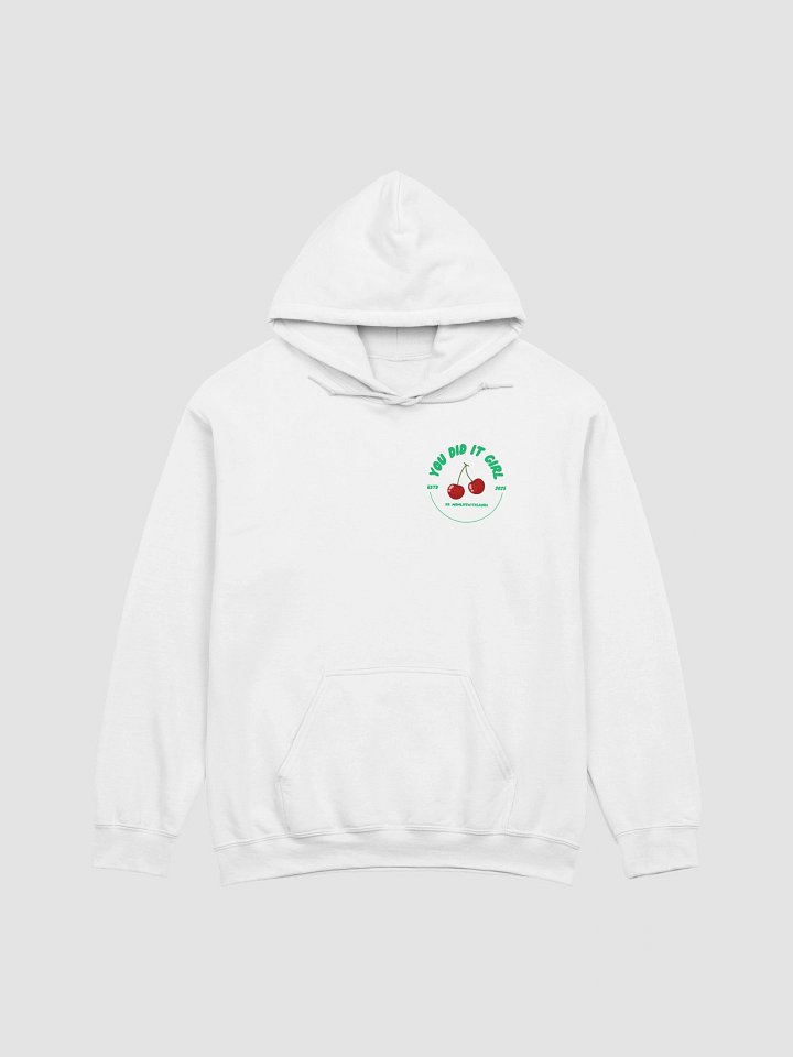You Did it Girl Cherries Hoodie - Green/White product image (1)